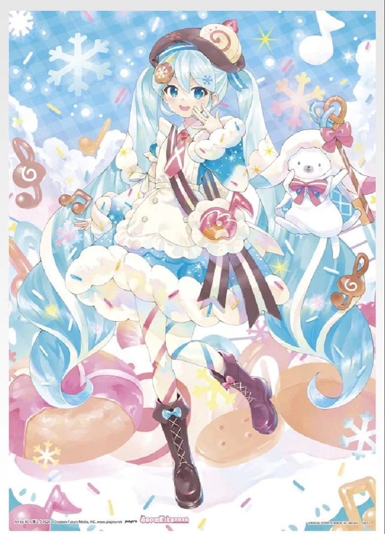 一番くじ 雪ミク 2026 A賞 フィギュア クリアポスター セット