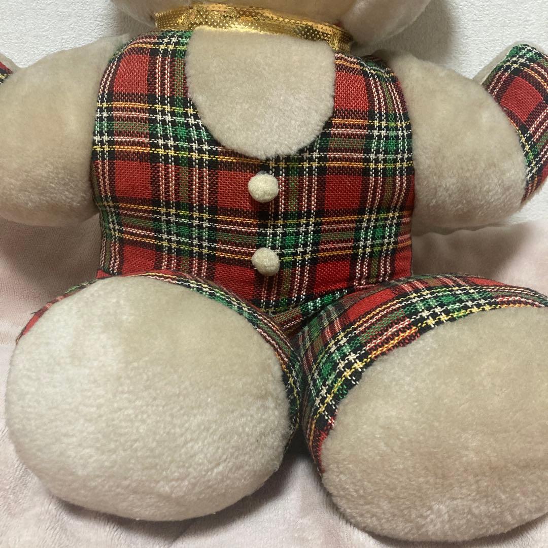 昭和レトロ　ヴィンテージ メーカー名不明　クマ　ぬいぐるみ　中古品