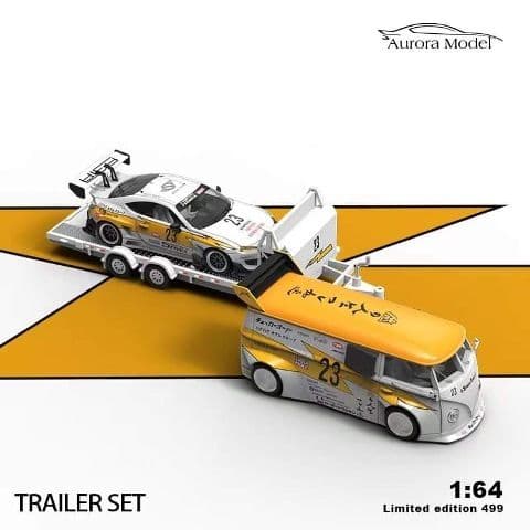 1/64 Toyota86 GR86 Lightning トレーラー トラック