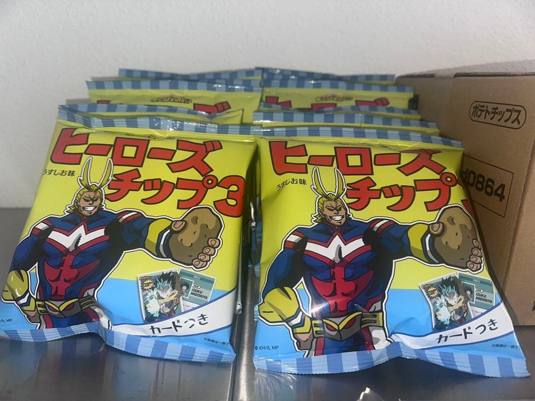 ヒーローズチップス3 うすしお味 24袋入 ファミリーマート