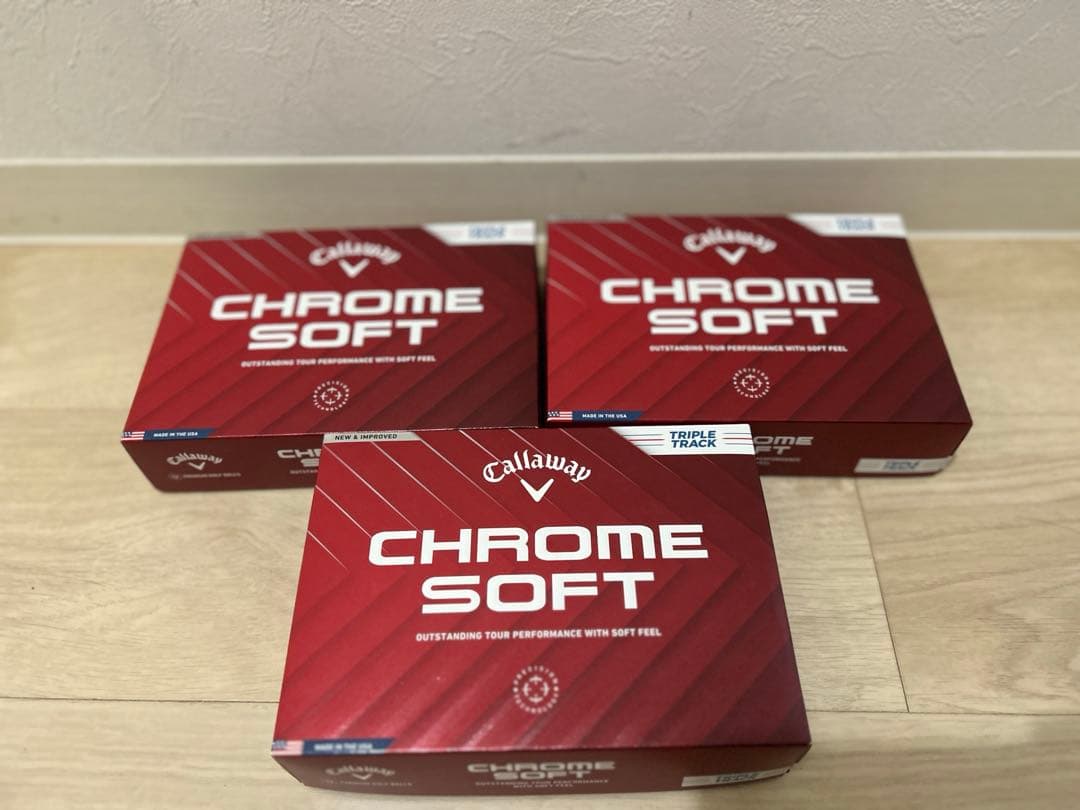 キャロウェイ　CHROME SOFT 24 トリプル・トラップ　36球　3箱