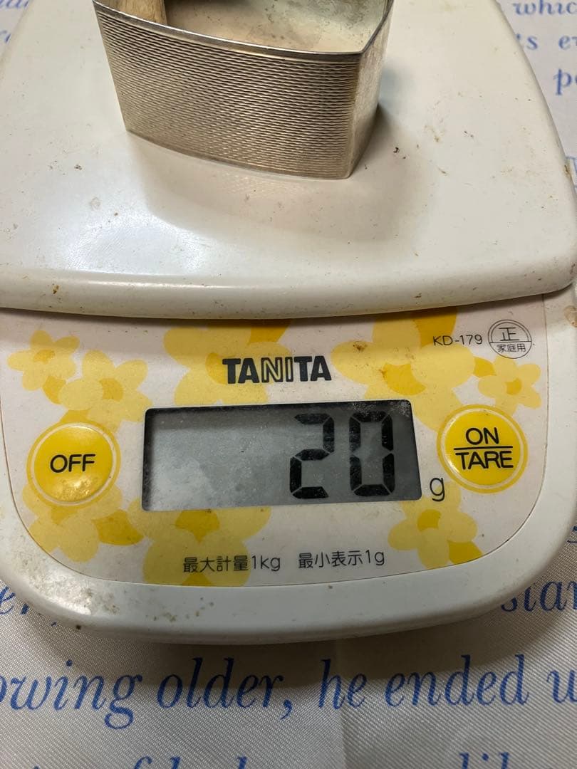 イギリス　ナプキンリング　silver925 銀無垢