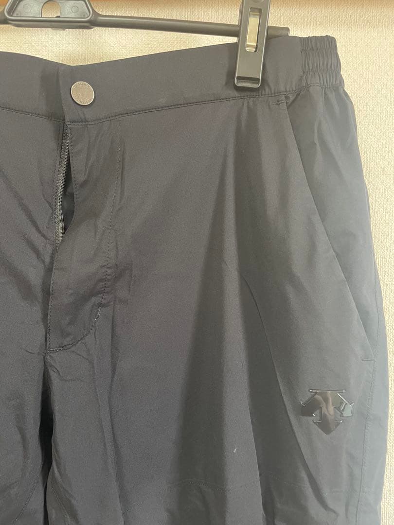 DESCENTE レインスーツ ブラック 上下セット