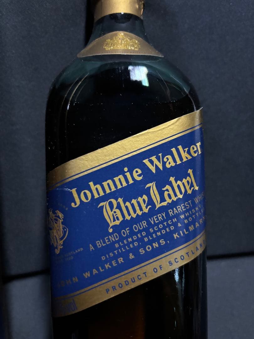 未開栓Jhonnie Walker 箱あり 古酒 ブルーラベル 750ml
