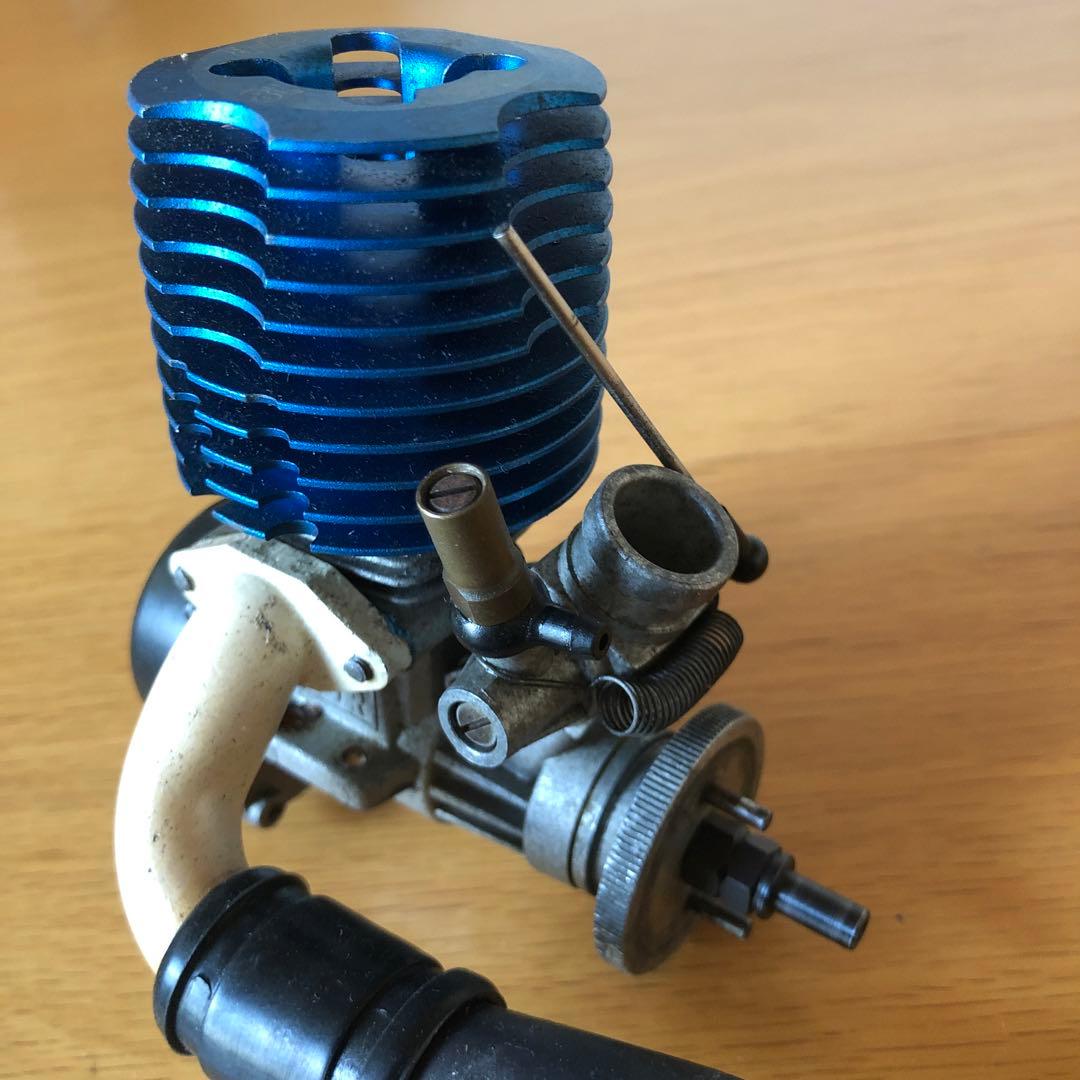 菜*花様 OS MAX 18CV-Rエンジン 青 ジャンク