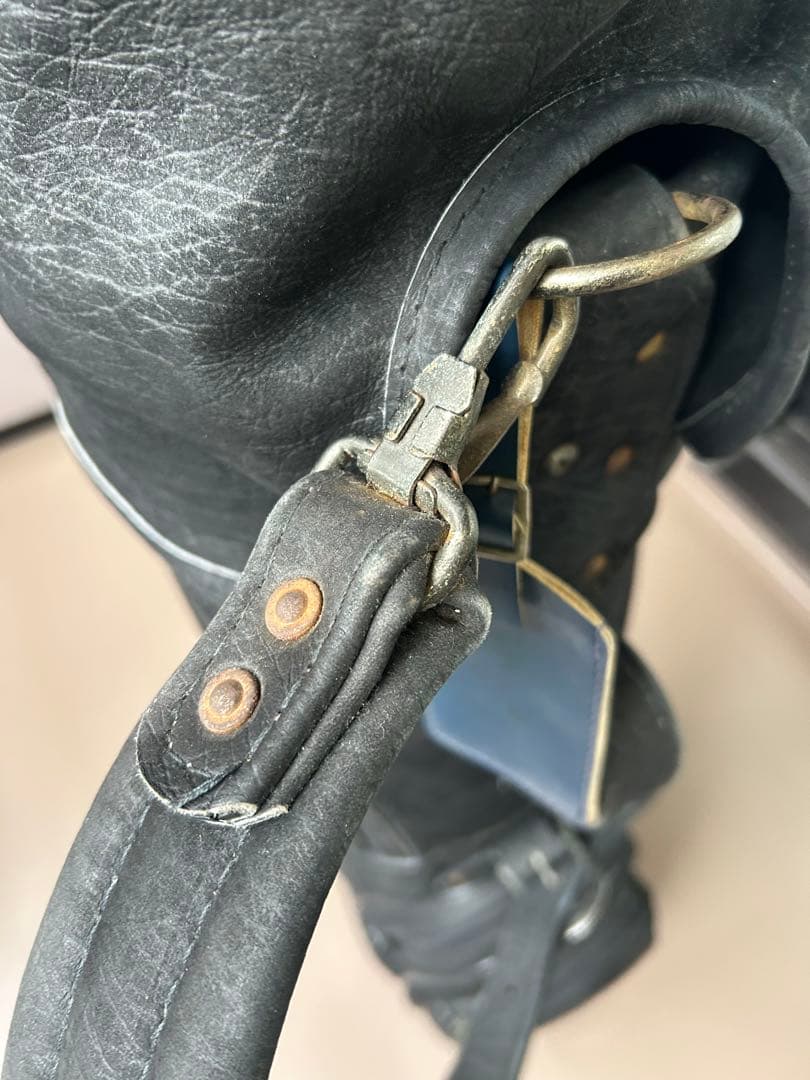 【希少】40年前海外購入 象革製ゴルフバッグ ※ヴィンテージ品