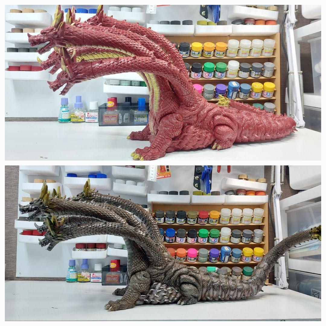 ヤマタノオロチ 特大ソフビフィギュア６０センチオーバー！フルリペイント塗装作品