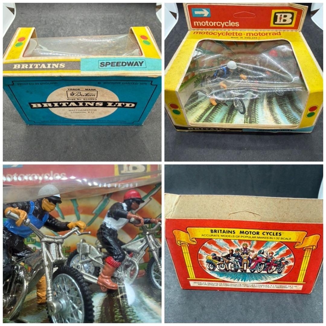 BRITAINS 英国製 モーターサイクル フィギュア 大量まとめ売り 12点