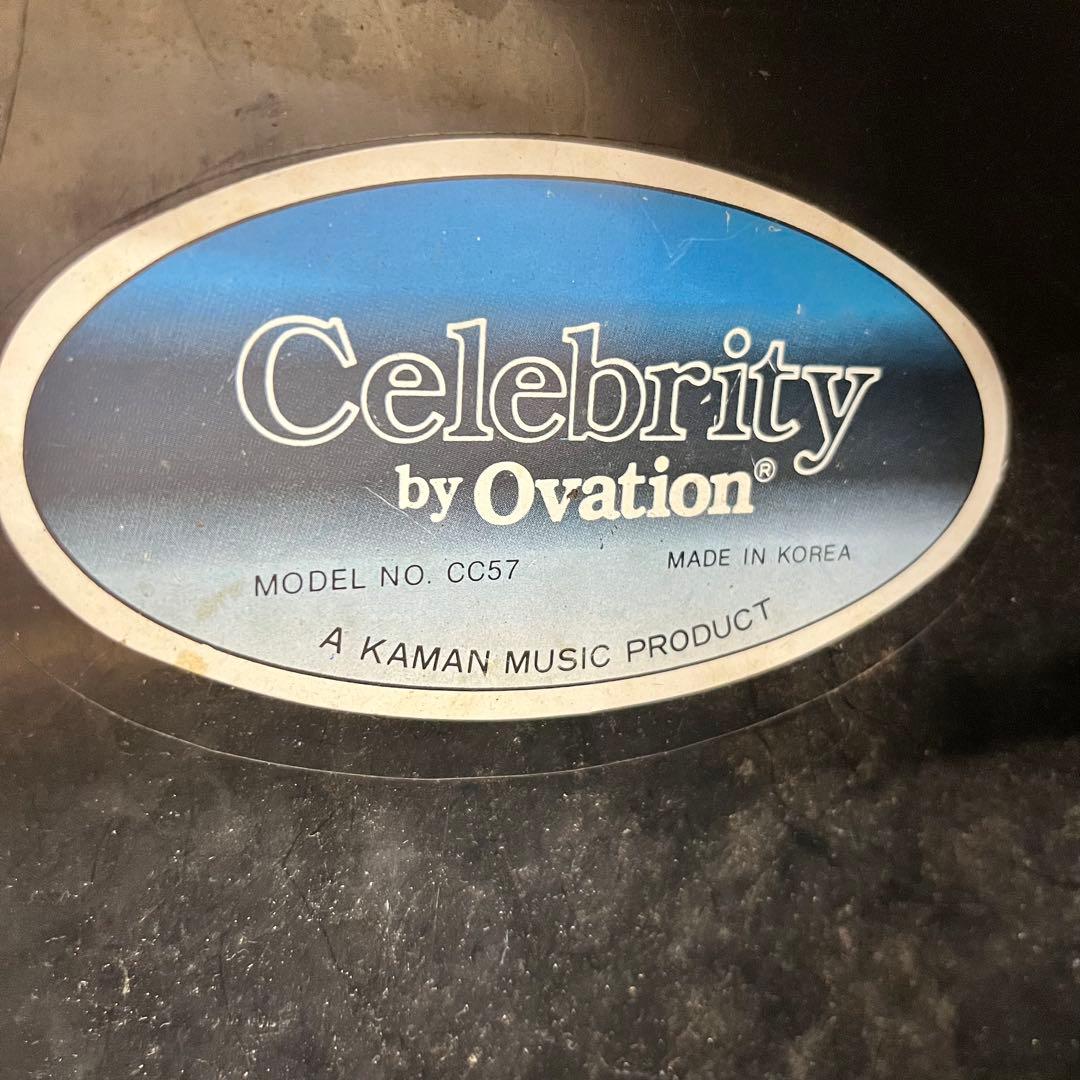 【10136】 Ovation Celebrity CC57 エレアコ ブラック