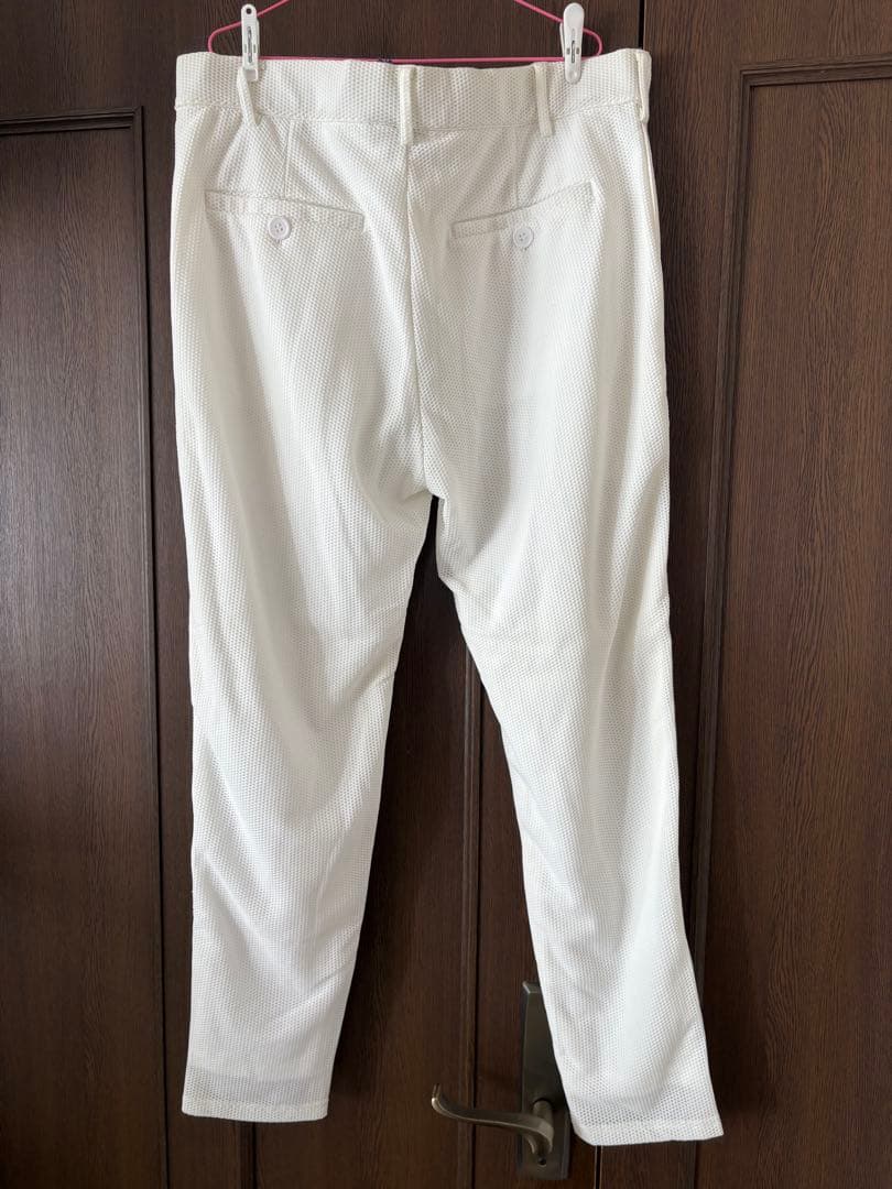 muta ムータ　ゴルフパンツ ホワイトL(6)サイズMMBC-190815