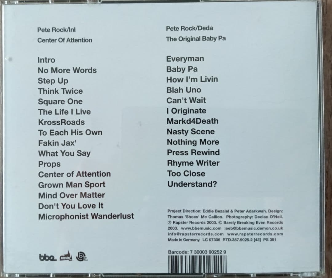 洋楽 Pete Rock/Hip Hop Underground