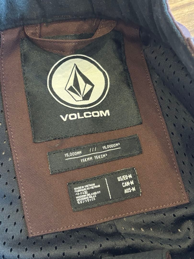 VOLCOM ボルコム スノボウェア 上下セット メンズM ZIPTECH 迷彩