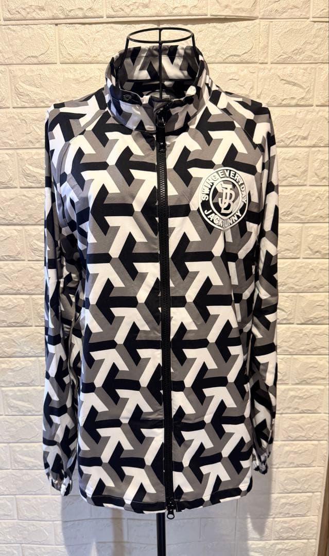 【近日譲渡・美品】 ジャックバニー 2WAYストレッチ二重織フルジップジャケット