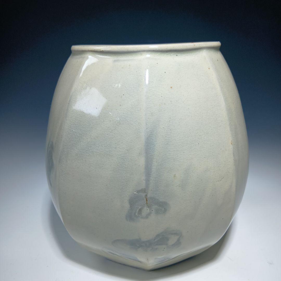 茶道具　廣州窯　趙小守　粉引水指　 共箱