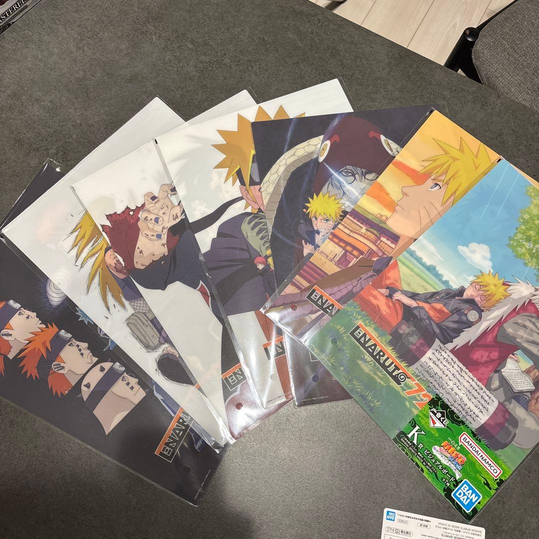 NARUTO 一番くじ ラストワン賞 D賞 F賞K賞コンプリート おまけ付き