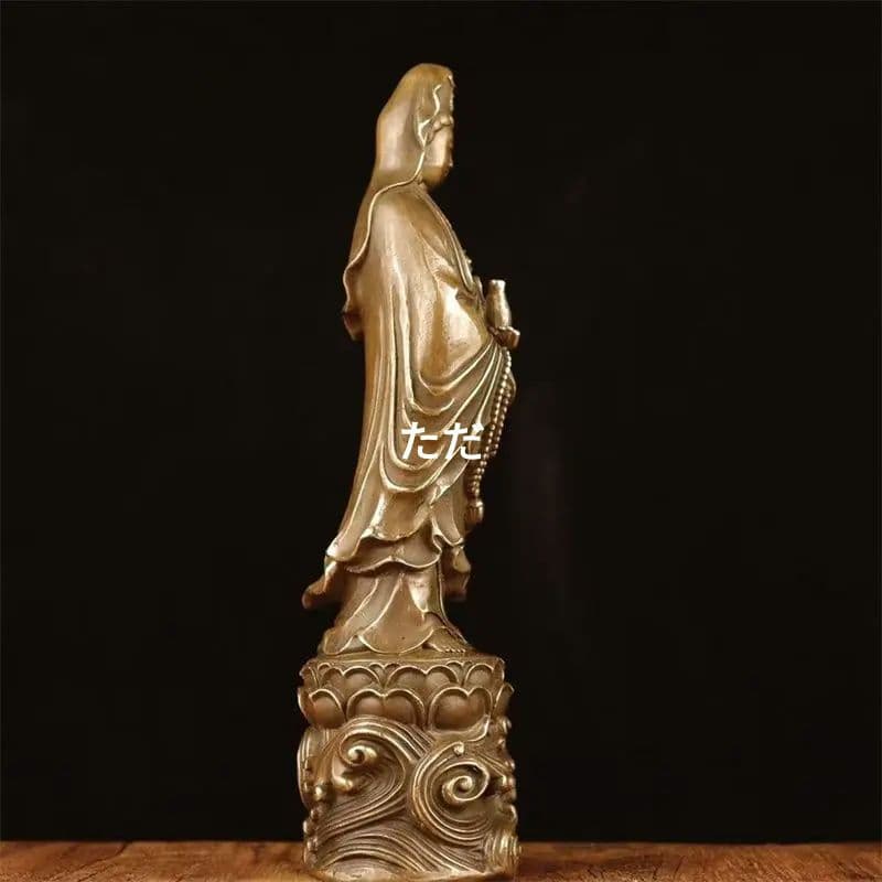 銅製 仏像 浄水観音菩薩仏像 仏間供養 銅製品 工芸品 置物