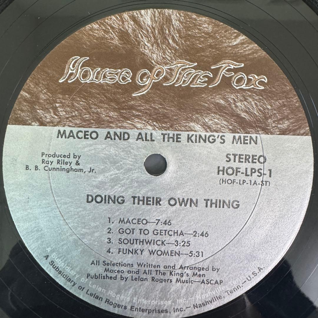 洋楽 MACEO & ALL THE KINGS MEN/Doing Their Ow