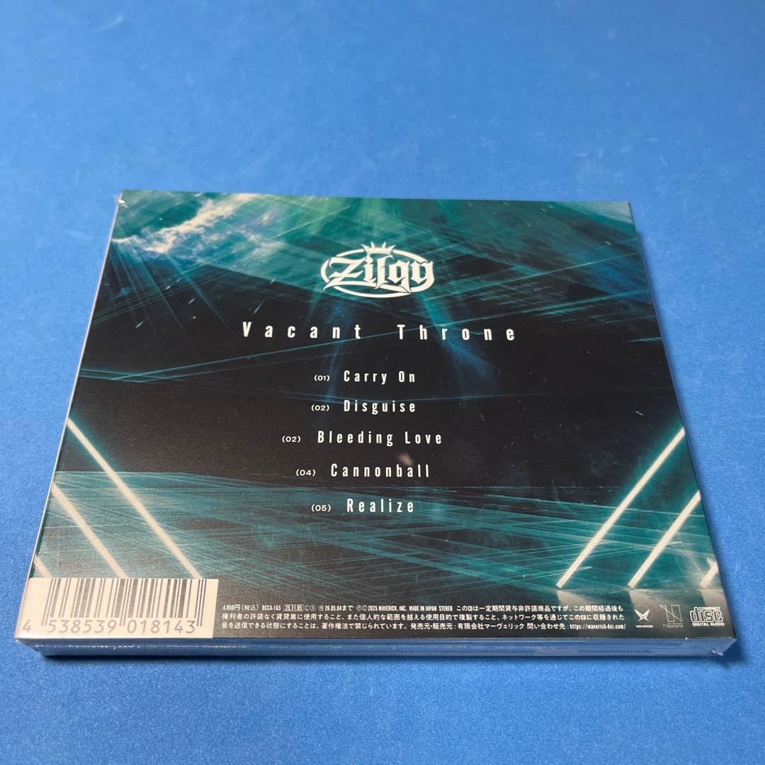 zilqy vacant throne 通販のみの初回限定盤　未開封新品入手困難