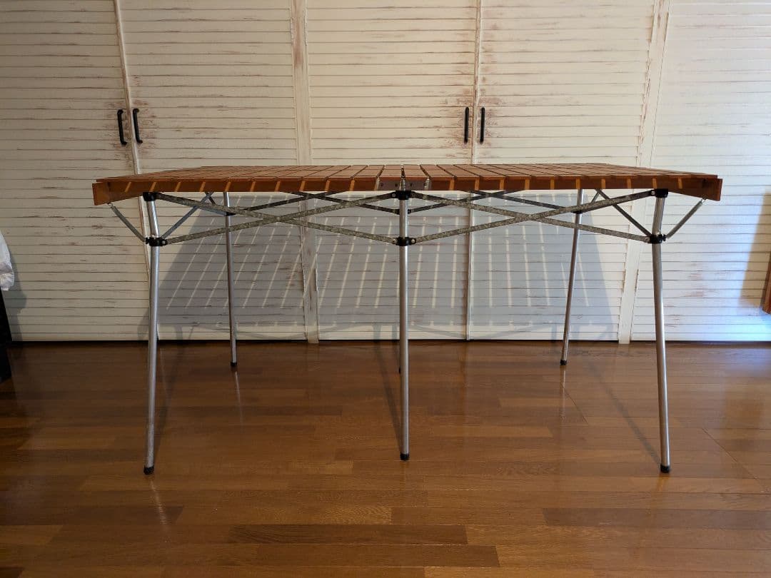 フランス製 Lallemand ラレマンド ウッドロールトップテーブル 廃盤品