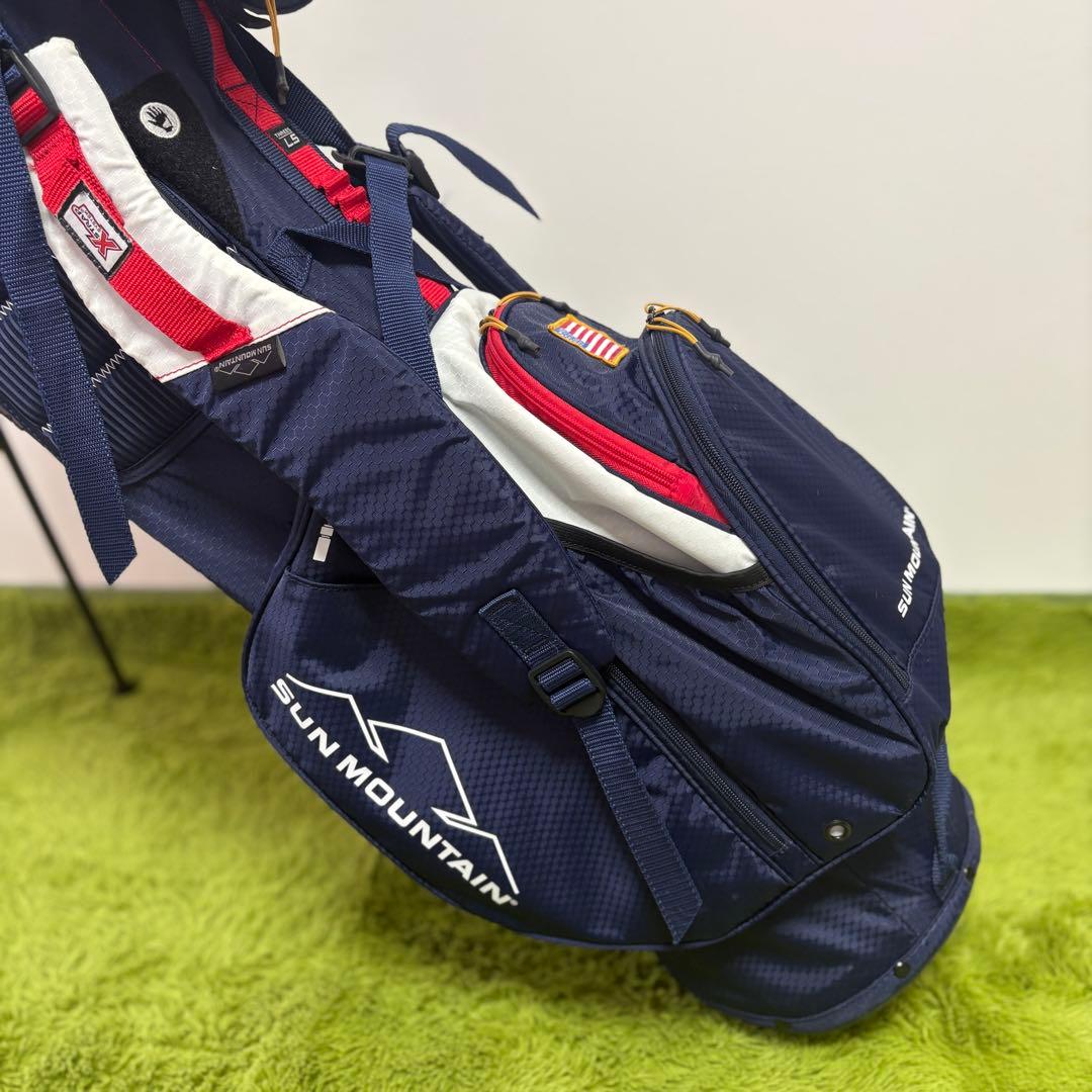 SUN MOUNTAIN ゴルフバッグ スタンドキャディバッグ　フード付き