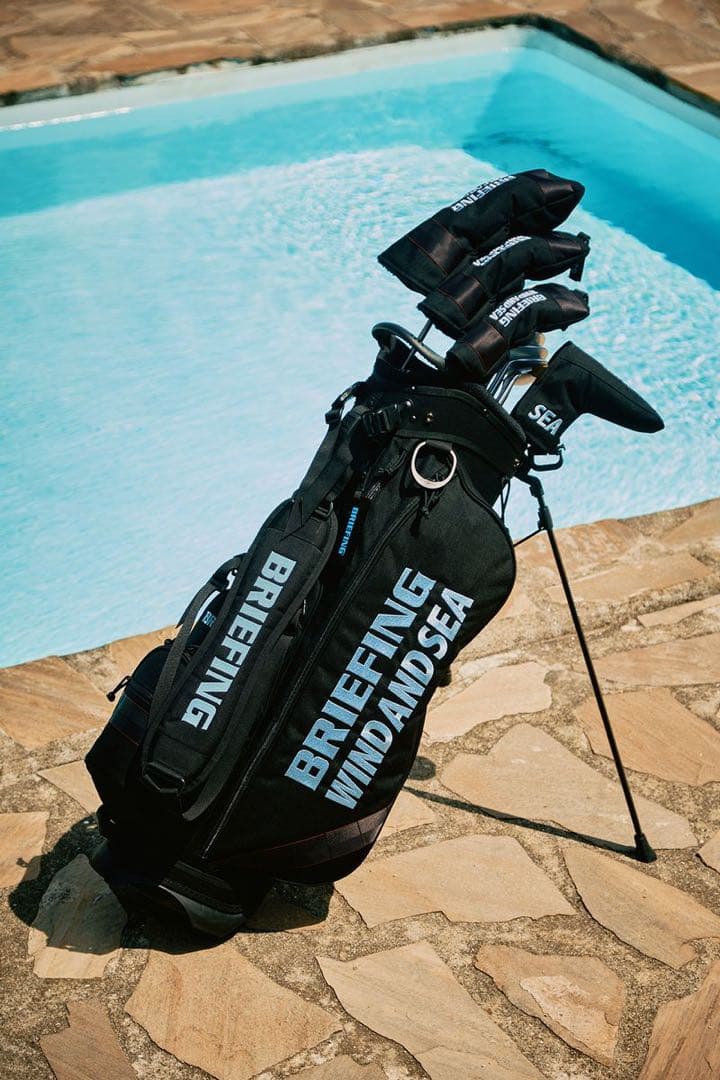 【希少・新品未使用】BRIEFING WIND AND SEA キャディバッグ