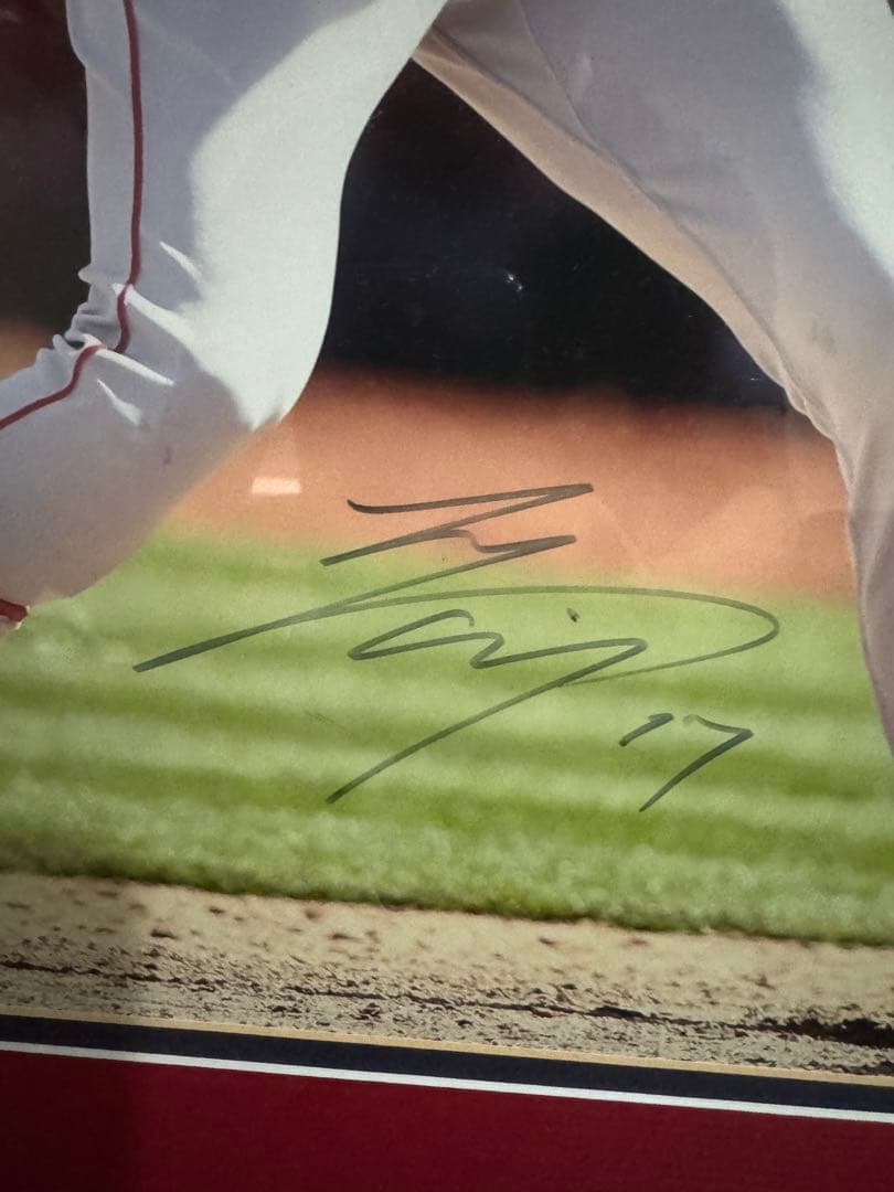 【直筆サイン】大谷翔平 特大写真 Fanatics& MLB公式ホログラム 額縁