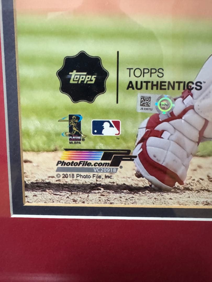 【直筆サイン】大谷翔平 特大写真 Fanatics& MLB公式ホログラム 額縁