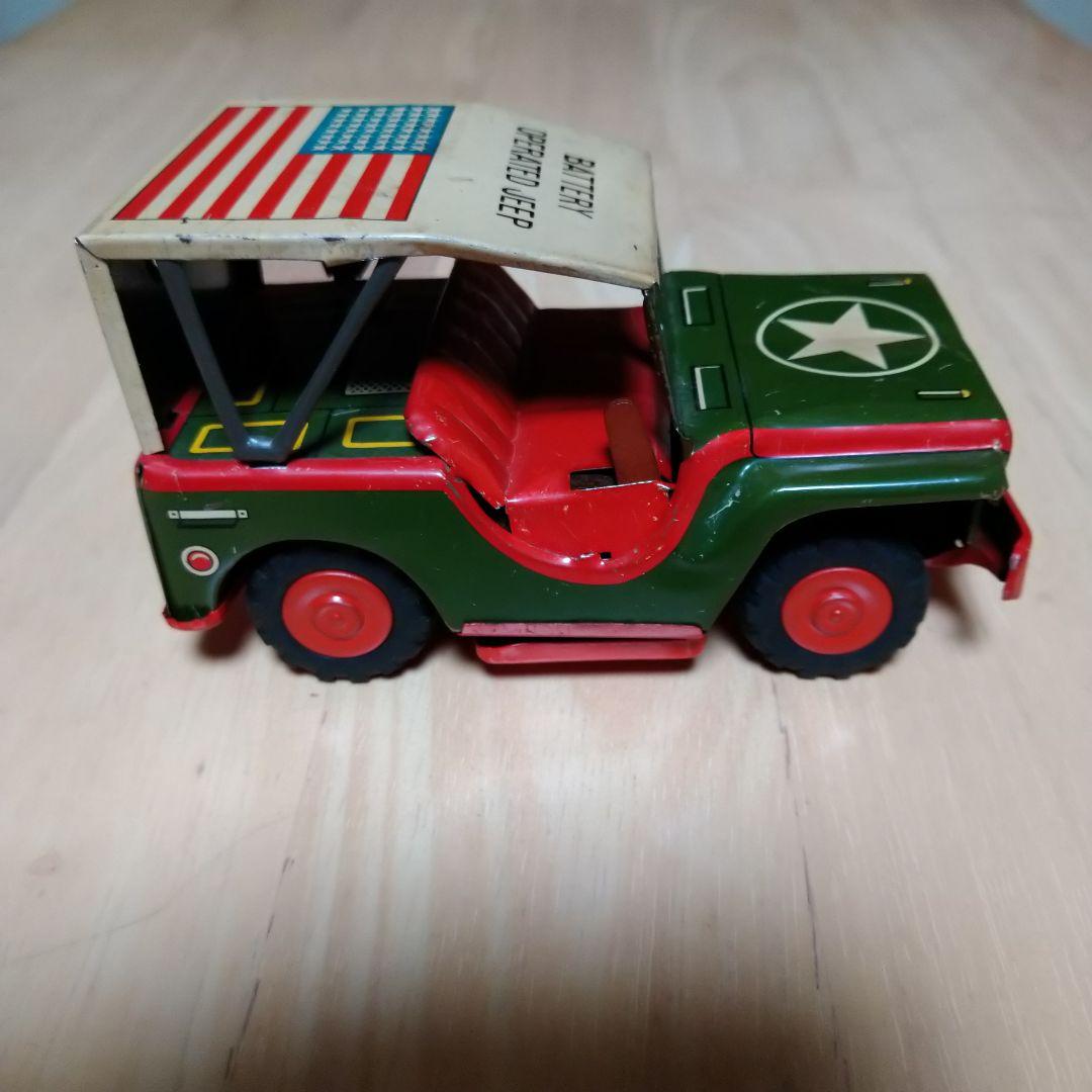 ブリキのジープ　ミニチュア