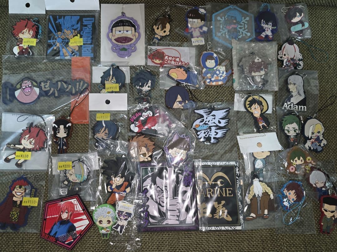 アニメ　ゲーム　ラバーグッズまとめ　400点