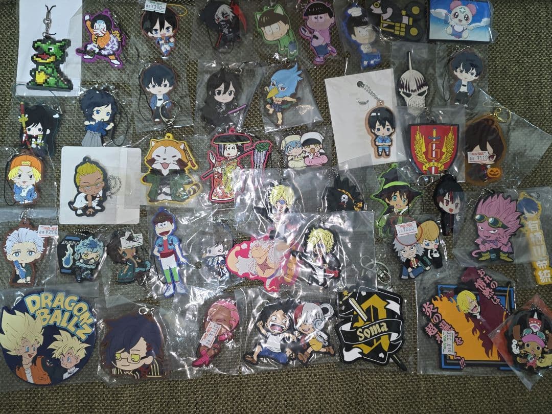 アニメ　ゲーム　ラバーグッズまとめ　400点