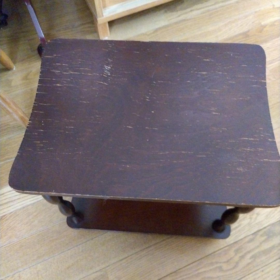 アンティーク レトロ ２段 棚