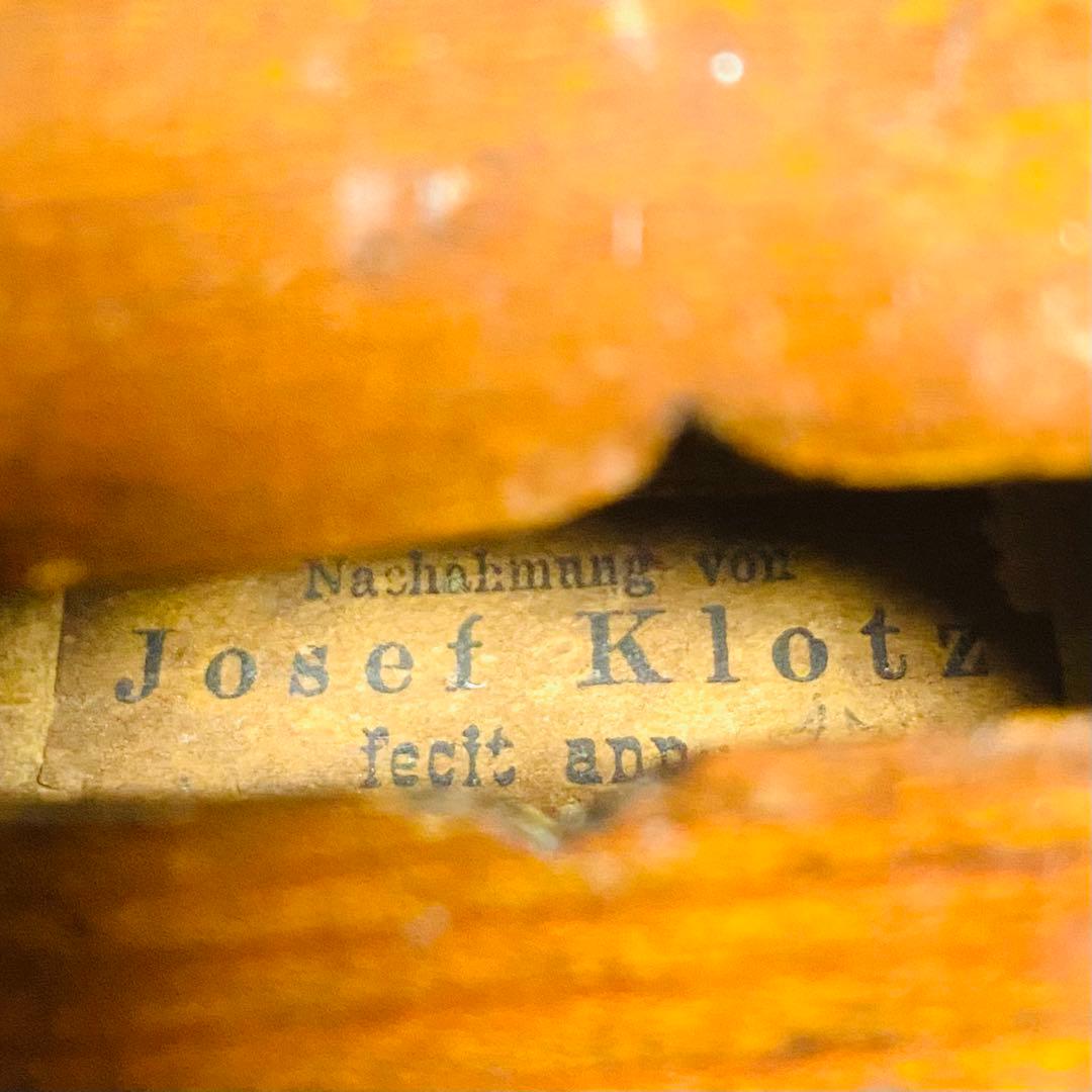 弦楽器 Josef Klotz in Mitten Walden Anno 1795