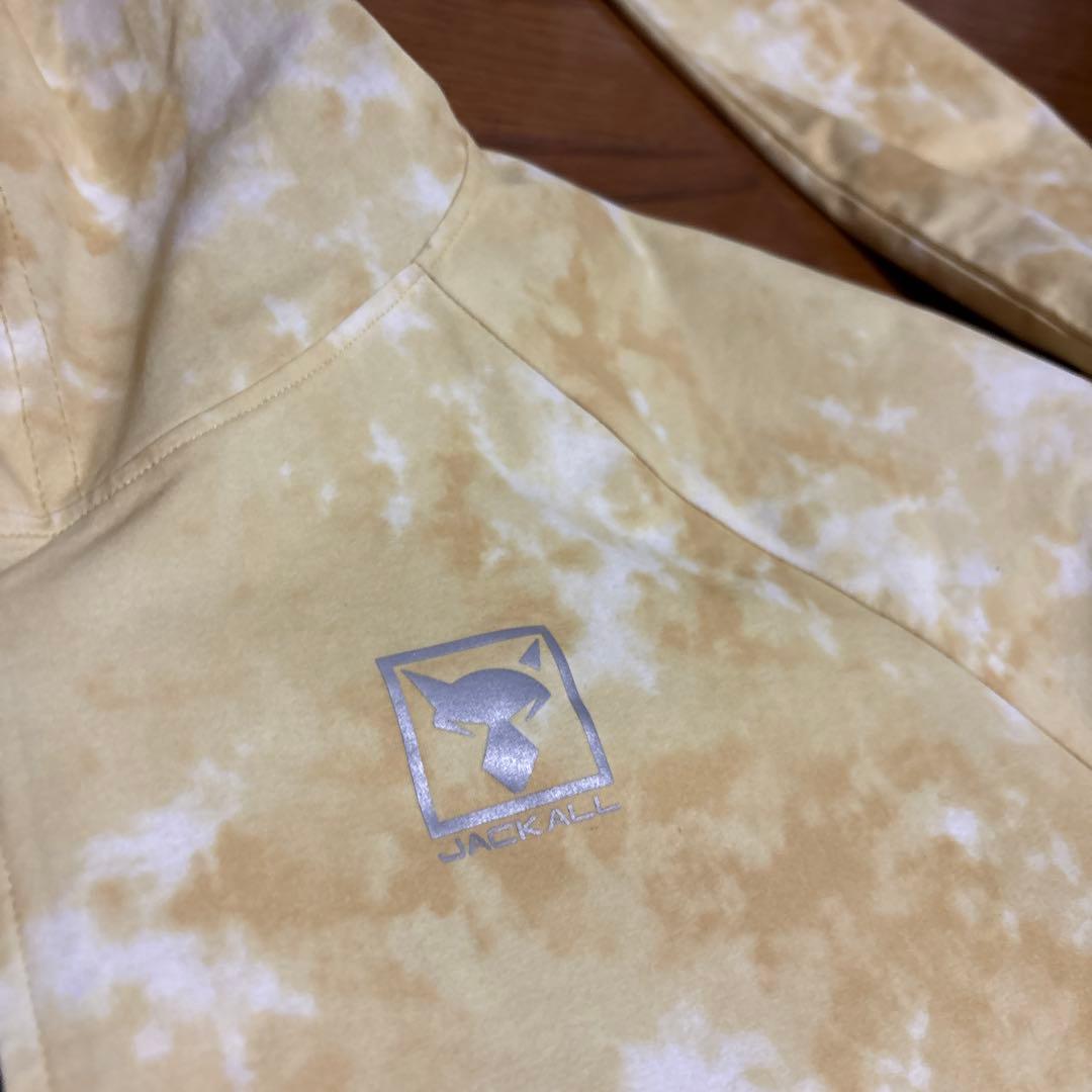 ジャッカル ハイドライ サマーフーディ ジップアップ イエロー M