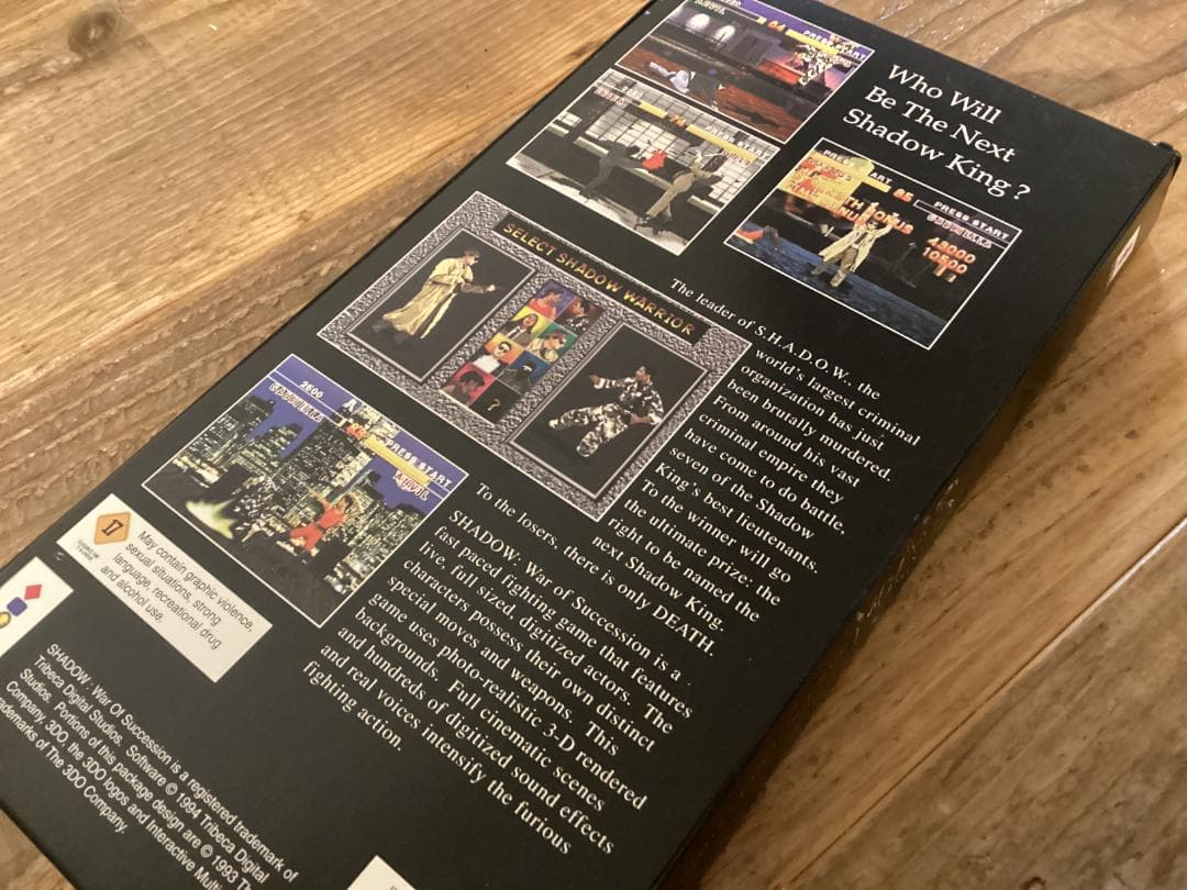 ★海外版/3DOソフト/SHADOW/WAR OF SUCCESSION/格闘