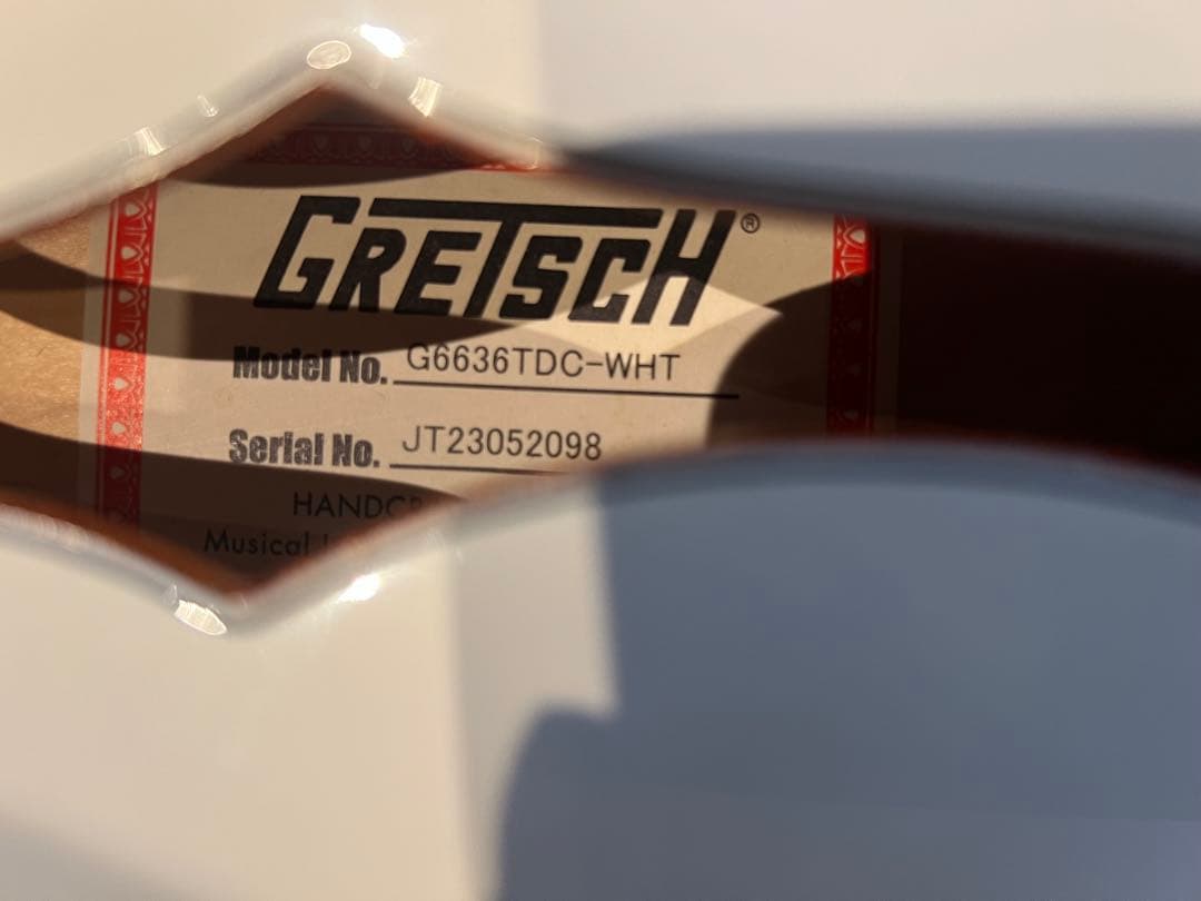 グレッチ Gretsch ホワイトファルコン G6636TDC-WHT