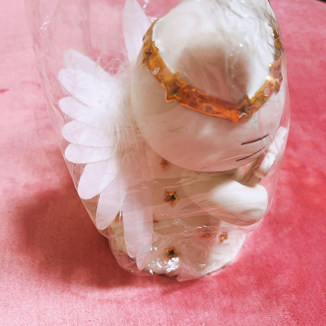 希少レア　ハローキティ　ファイバー　天使ドール　ライト　陶器　2003 サンリオ