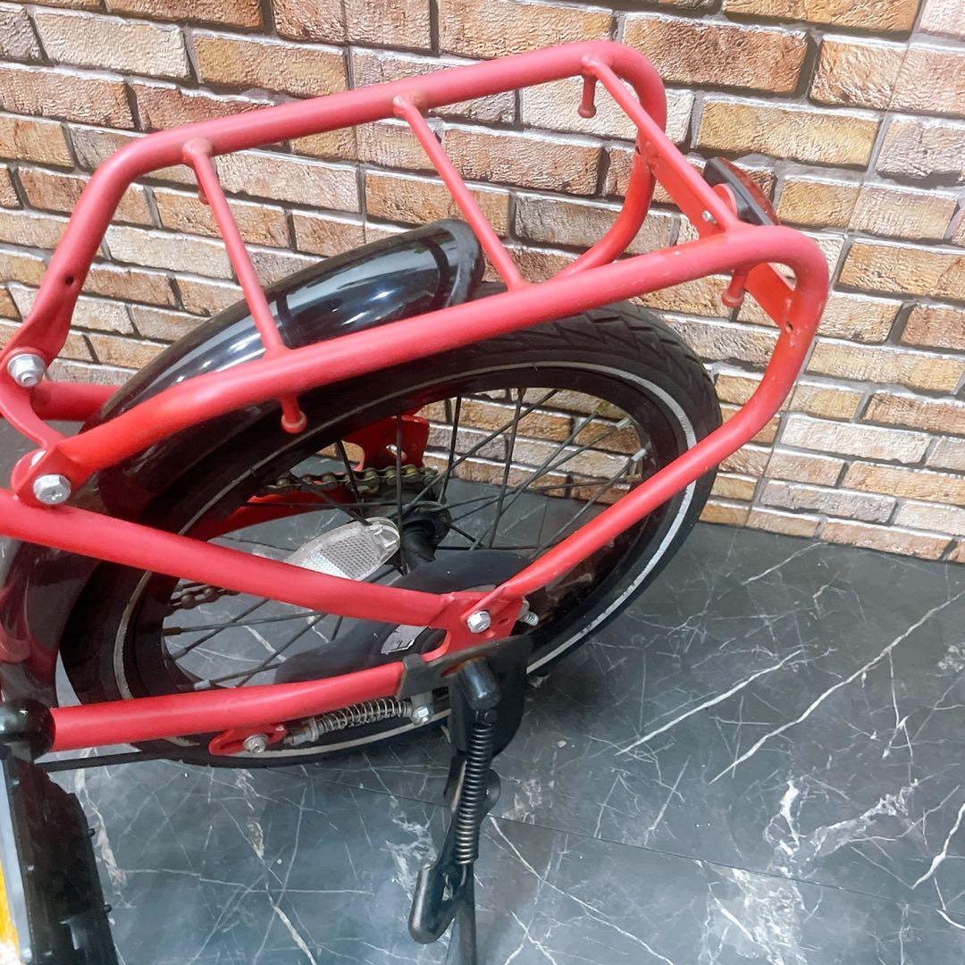 【29】折りたたみ自転車 折車 Emergency bike レッド