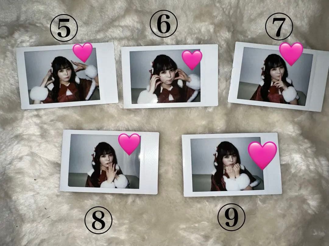 元パラレルサイダー 夢月まゆ クリスマスランチェキ9枚セット