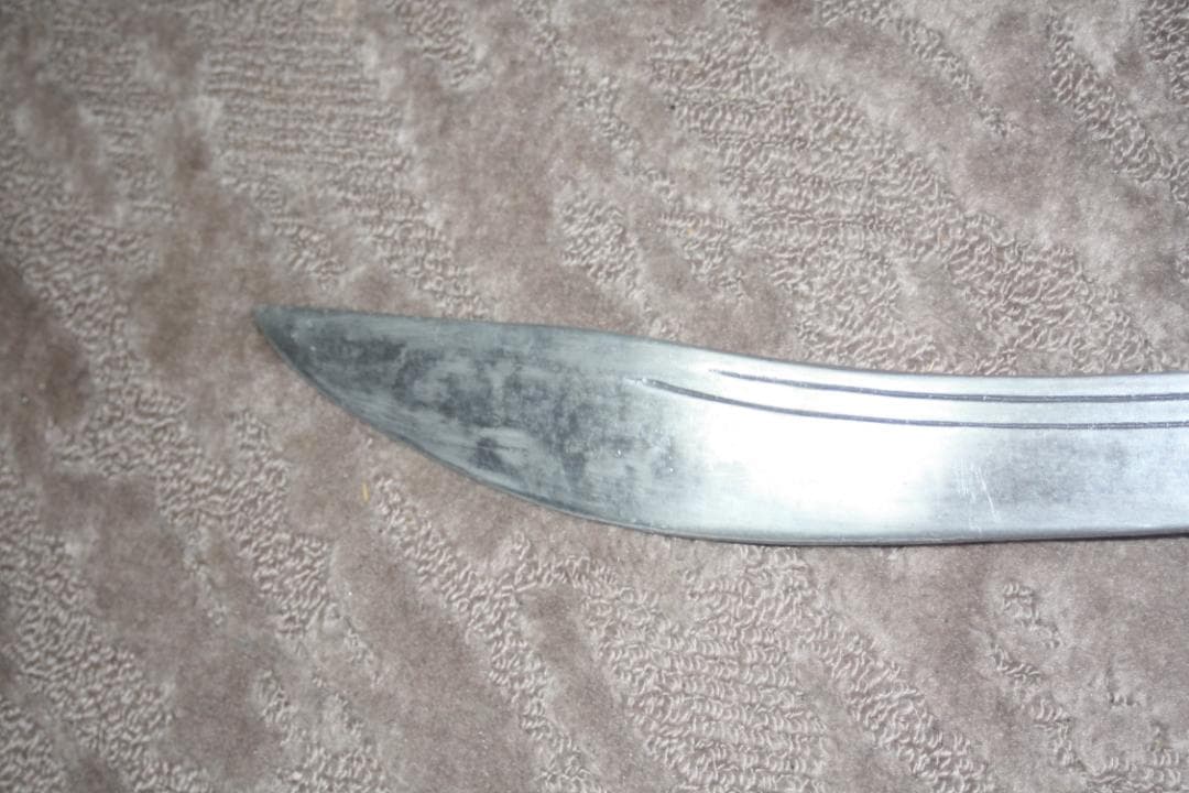 模造刀　海賊　アルミ洋刀　全長８４Cm,重さ９２０ｇ　並品　現状