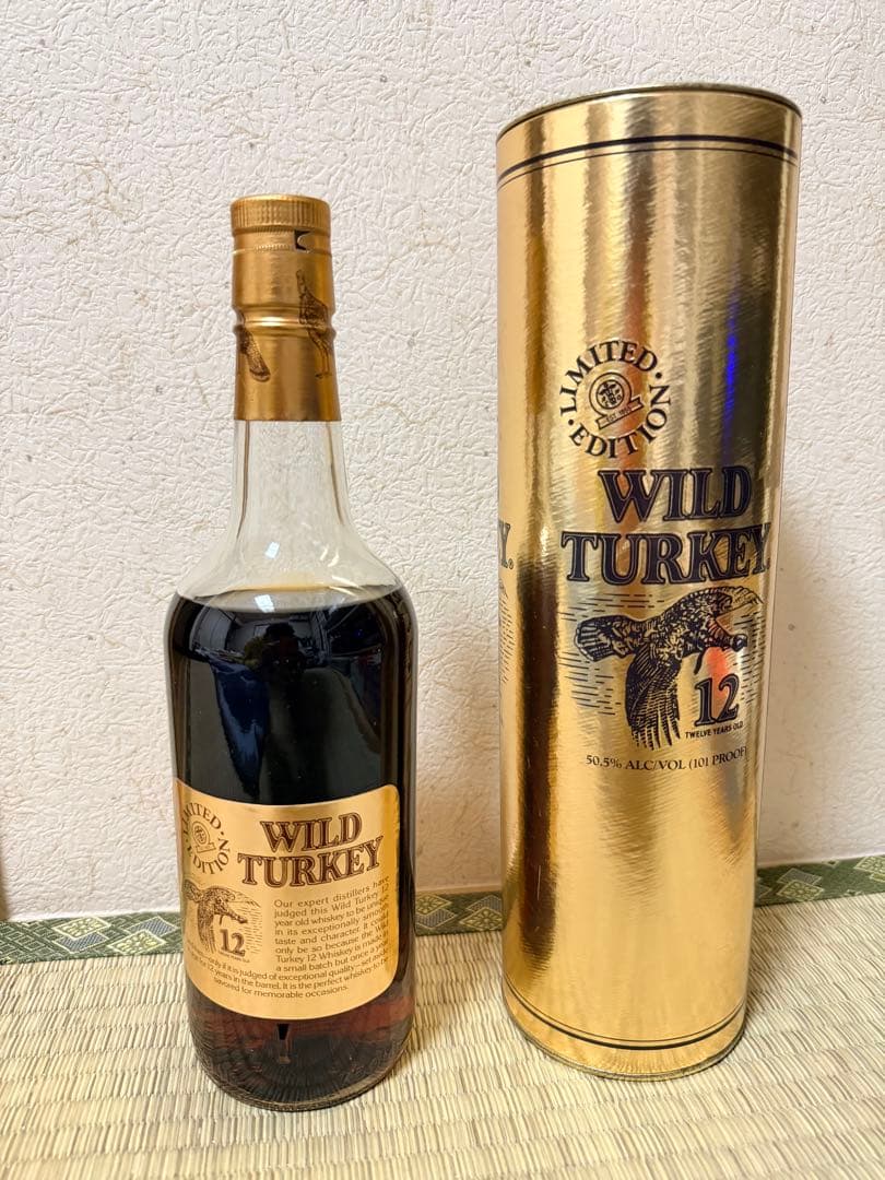 【未開封】WILD TURKEY 12年 限定版ウイスキー