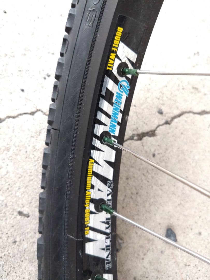 weinmann　リム　24インチ　dm30　ディスクブレーキ 前後ホイール