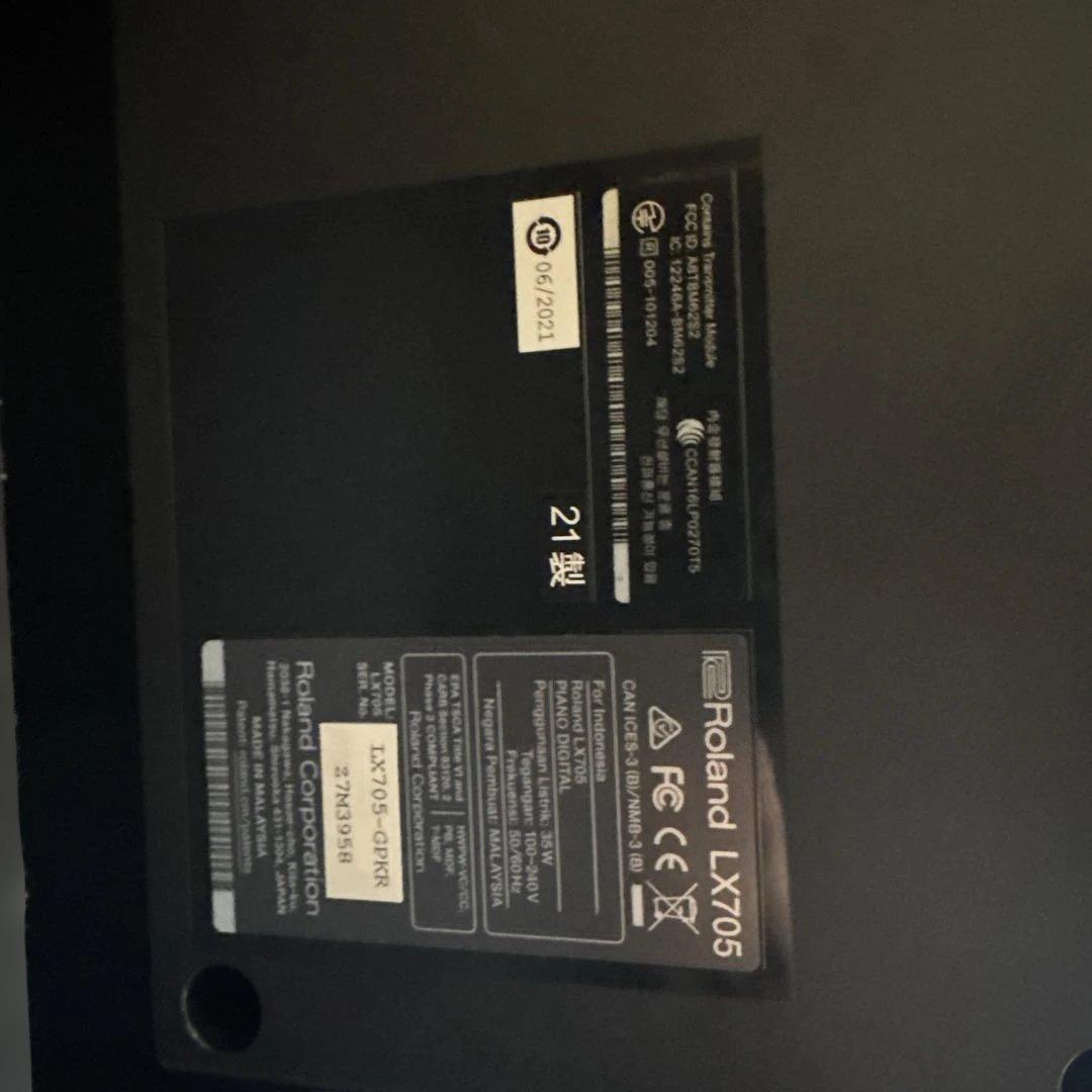 Roland 電子ピアノ　L X705gp