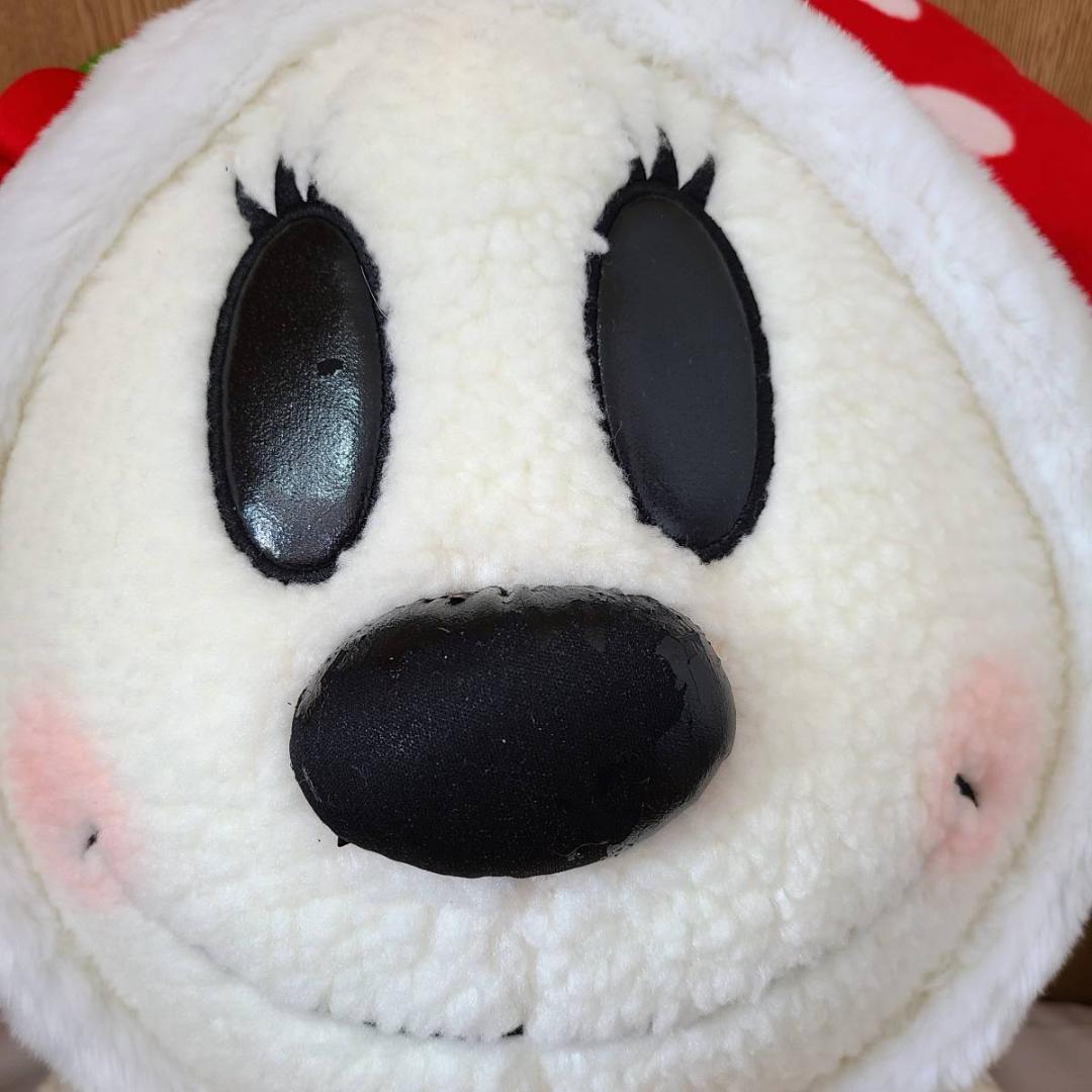 ★東京ディズニー★BIG!ミニーマウス雪だるまぬいぐるみ