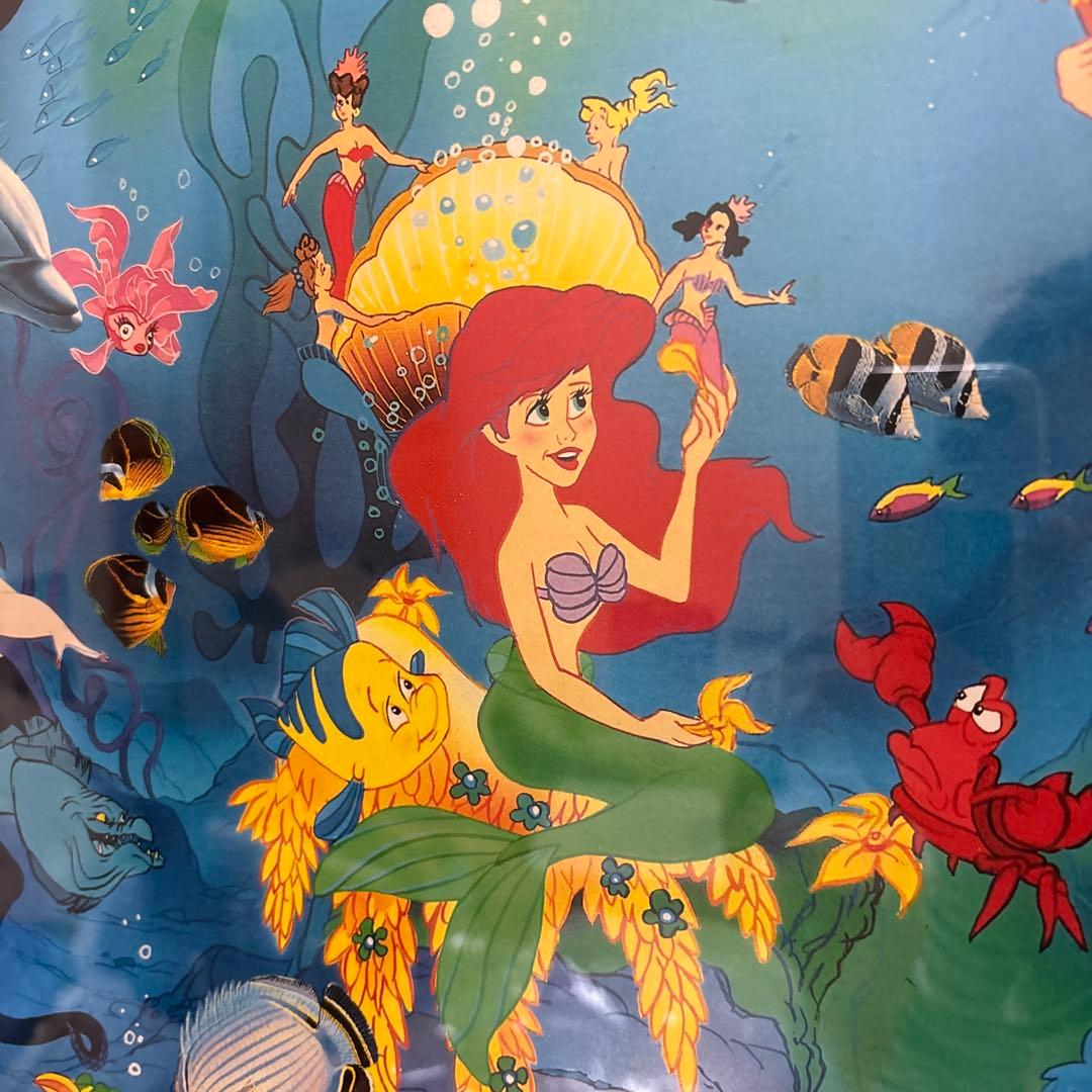 ラッセン　ディズニー　コラボ　UNDER THE SEA ポスター　額装品