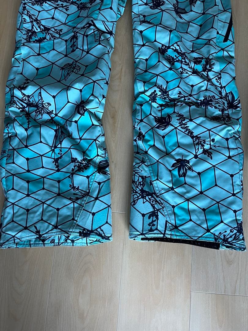 美品 ミズノ デモモデル スキーウェア上下セット メンズ Mサイズ ブルー