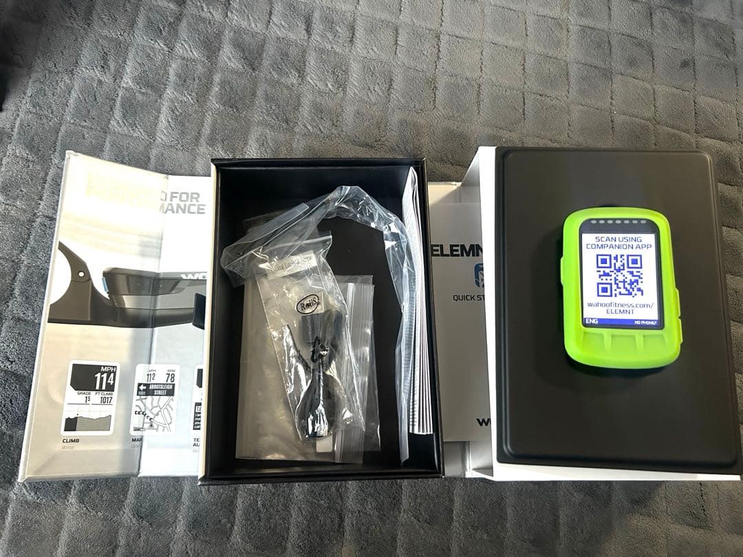 Wahoo ELEMENT ROAM & BOLT 心拍センサー付き