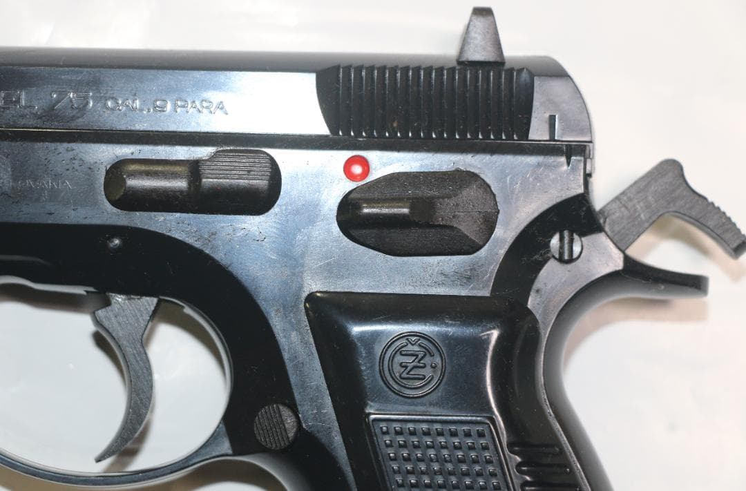MGC製　ABS樹脂　CZ75　固定スライドガスガン　ASGK合法品　中古品
