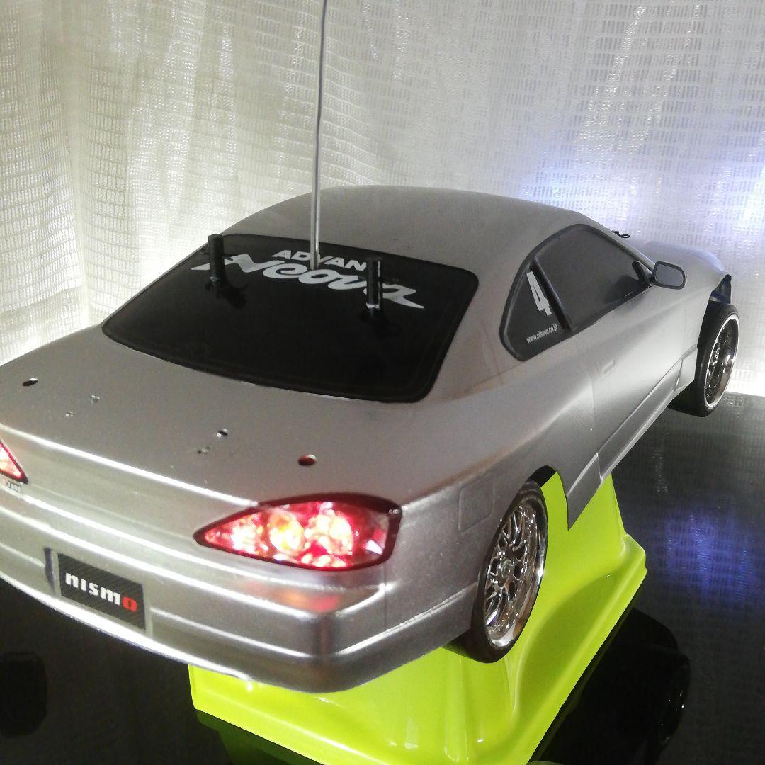 タミヤ S15 シルビア ドリラジ TT01 LED12灯 動作確認済