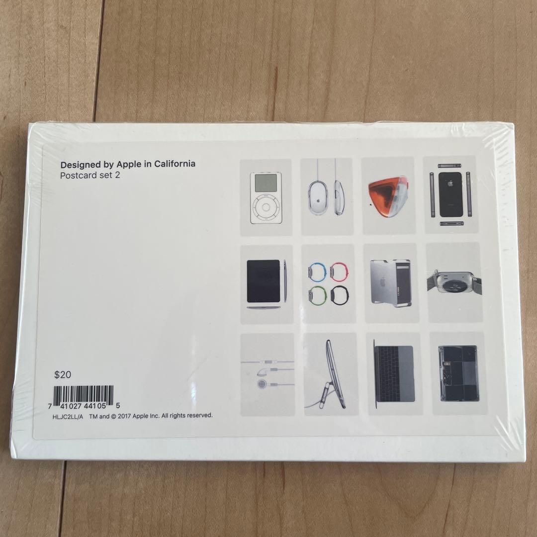 その他 apple postcard set x3