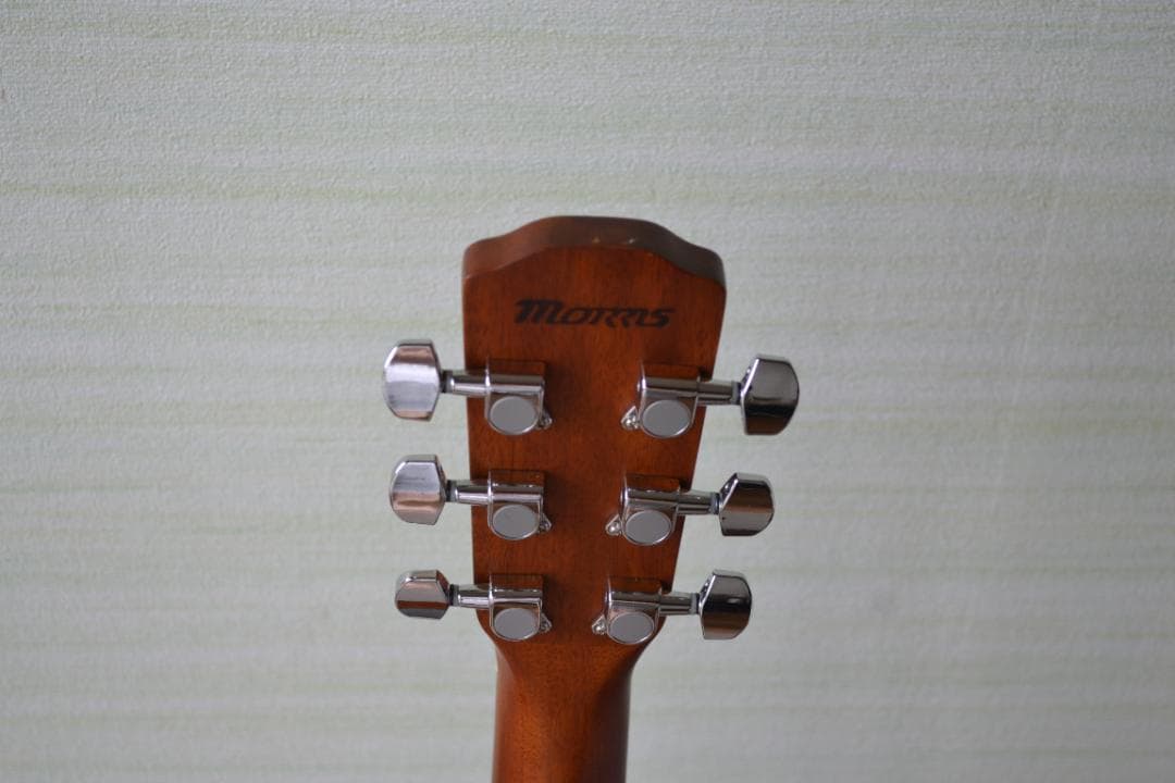 morris F-01TS　モーリス　アコースティック　ギター付属品付